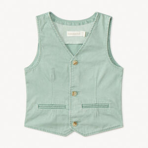 Γιλέττα σε απλό ύφασμα για αγόρι 