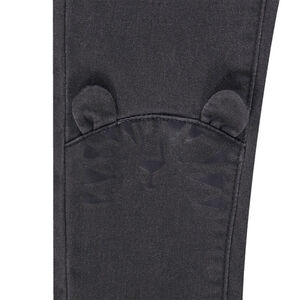 Jean μονόχρωμο σχέδιο τίγρη και αυτάκια πεταχτά για bebe αγόρι 