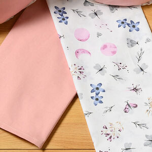 Σετ Σεντόνια Λίκνου 2Τμχ Flowers & Butterflies 