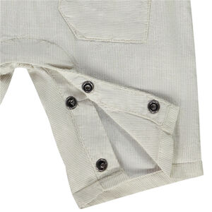 Κοντή ριγέ σαλοπέτα με τσέπες για μωρό αγόρι 