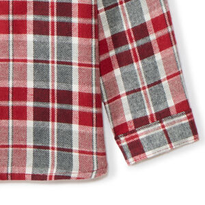 Πουκάμισο μακρυμάνικο καρό με κουκούλα για bebe αγόρι 