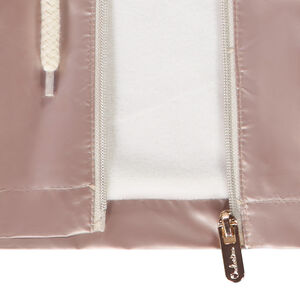 Αντιανεμικό υφασμάτινο effet métallisé με βελουτέ επένδυση για bebe κορίτσι 