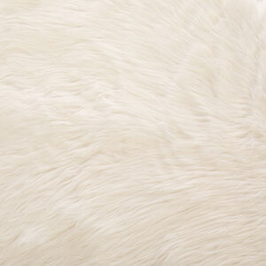 Χαλάκι από συνθετική γούνα σε σχήμα σύννεφου 80x120 cm 