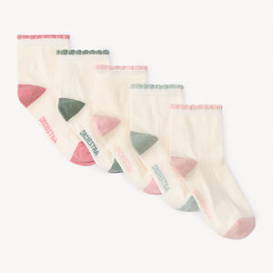 Σετ 5 ζευγαριών καλτσών με φρου φρου για κορίτσι 