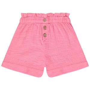 Σορτς από διπλή γάζα βαμβακιού overdye για κορίτσι 