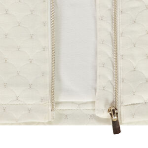 Ζακέτα από molleton φαντεζί για bebe κορίτσι 