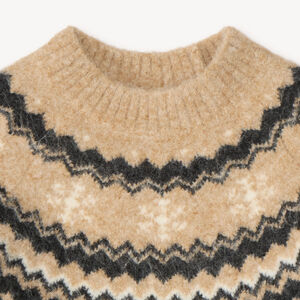Pull garçon en tricot jacquard 