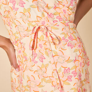 Φόρεμα τύπου ρόμπας για θηλασμό με floral σχέδιο για γυναίκες 