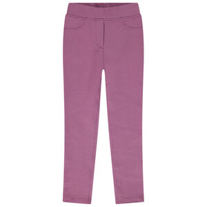 Jegging σε molleton μονόχρωμο κορίτσι 