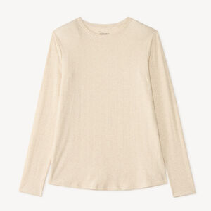T-shirt de grossesse manches longues côtelé 