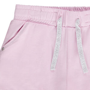 Σορτς από jersey μονόχρωμο για κορίτσι 