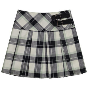 Φούστα πλισέ με καρό σχέδιο και φιόγκο για κορίτσι 