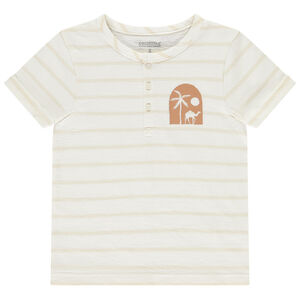 Κοντομάνικο μπλουζάκι με ρίγες για αγόρι 