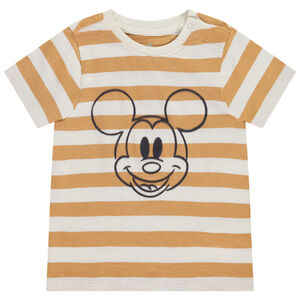 T-shirt manches courtes à rayures Mickey Disney pour bébé garçon   Main T-shirt manches courtes à rayures Mickey Disney pour bébé garçon