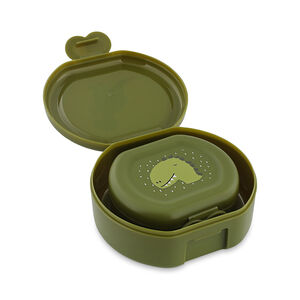 Σετ 2 πράσινα lunchbox gigognes Mr. Dino για σνακ 