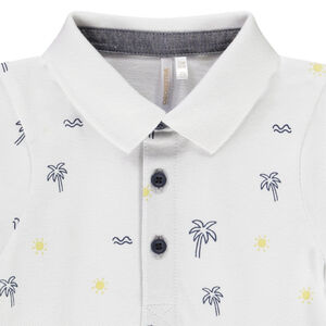 Πόλο κοντομάνικο με σχέδιο φοίνικες για bebe αγόρι 