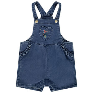 "Σαλοπέτα κοντή με εφέ τζιν για bebe κορίτσι" 