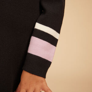 Robe manches longues en tricot pour fille  Main Robe manches longues en tricot pour fille