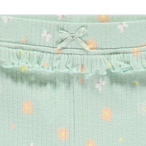 Μακρύ σλιπ με βολάν και φαντεζί σχέδιο για bebe κορίτσι 