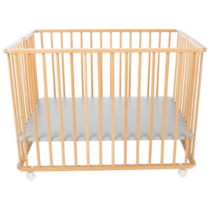 Πάρκο που διπλώνει ξύλινο - Καφέ 