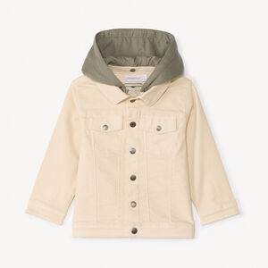 Σημαντική τζιν ζακέτα με αποσπώμενη κουκούλα για αγόρι μωρό 