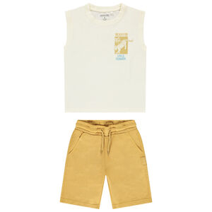 Σετ 2 τμχ. με αμάνικο μπλουζάκι με σχέδιο για αγόρι 