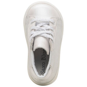 Σανδάλια με ιριδίζοντα σχέδια και κορδόνια 