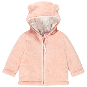 Φούτερ με κουκούλα για κορίτσι μωρού 