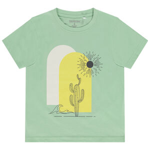 Κοντομάνικο μπλουζάκι με φαντεζί σχέδιο για αγόρι 