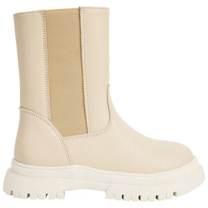 Γαλότσες με φερμουάρ και παχιά σόλα για κορίτσι 