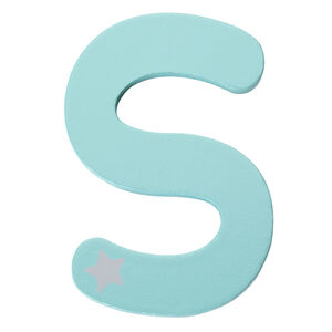 Lettre décorative en bois S 