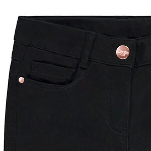 Παντελόνι slim σε twill μονόχρωμο για κορίτσι 