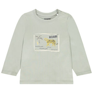 Μακρυμάνικο μπλουζάκι με σχέδιο για bebe αγόρι 