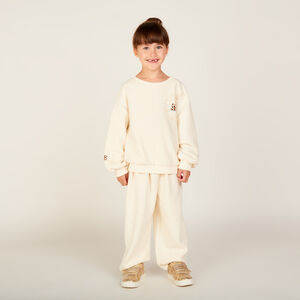 Sweat molleton oversize à cording pour fille 