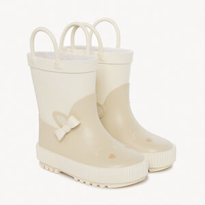 Γαλότσες βροχής με σχέδιο κουνελιού και χερούλια για κορίτσι 