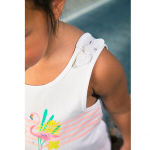 Αμάνικο μπλουζάκι σχέδιο για bebe κορίτσι 