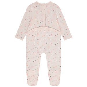 Σετ από 3 φαντεζί φορμάκια από jersey για bebe κορίτσι - Διαφορετικά ανοίγματα ανάλογα με την ηλικία 