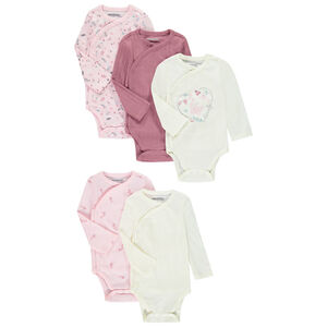 Σετ από 5 φαντεζί φορμάκια μακρυμάνικα για κορίτσι με διαφορετικές ανοίξεις ανάλογα με την ηλικία 