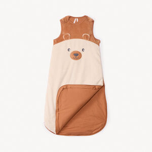 Κουβέρτα βελουτέ TOG 3 με αφαιρούμενα μανίκια αξιαγάπητου αρκούδου για μωρά 