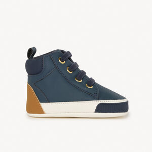 Μαλακά μποτάκια με ελαστικά κορδόνια για μωρό αγόρι 