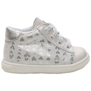 Σανδάλια με ιριδίζοντα σχέδια και κορδόνια 