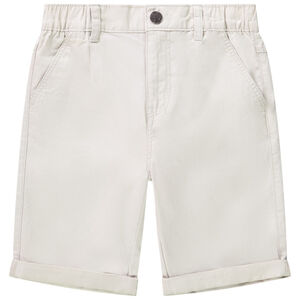 Βερμούδα πάνινο μονόχρωμο για αγόρι 