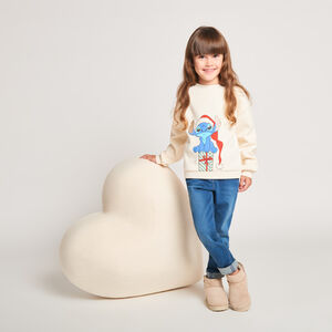 Φούτερ Χριστουγέννων oversize Stitch Disney για κορίτσι  Main Φούτερ Χριστουγέννων oversize Stitch Disney για κορίτσι