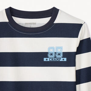 Σετ από 3 φαντεζί μακρυμάνικα μπλουζάκια jersey για αγόρι 