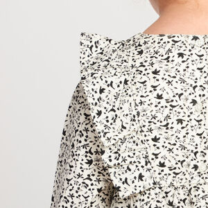 Ensemble 2 pièces avec tunique manches longues fleurie pour bébé fille  Main Ensemble 2 pièces avec tunique manches longues fleurie pour bébé fille