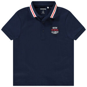 Polo manches courtes fantaisie avec badge brodé pour garçon Main Polo manches courtes fantaisie avec badge brodé pour garçon