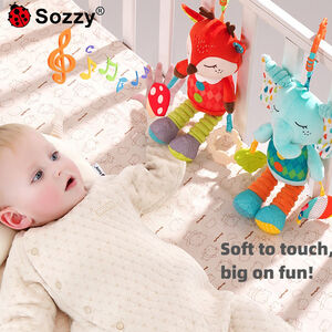 Κρεμαστό Παιχνίδι με Ήχους & Μασητικό – Ελαφάκι 