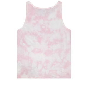 Μπλουζάκι αμάνικο effet tie & dye με λουλούδια σε 3D κορίτσι 