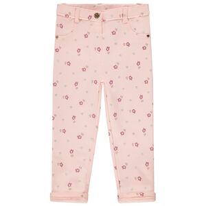 Jegging molleton με φαντεζί σχέδιο για bebe κορίτσι 