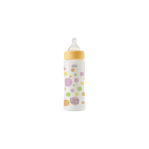 Μπιμπερό Perfect Easy, Πλαστικό με Θηλή Σιλικόνης 4μ+ 330ml Ροζ Chicco  